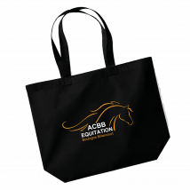 TOTE BAG - ACBB Equitation - Noir