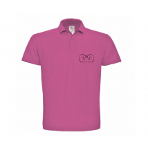 POLO (homme) - Ecurie de la Liberté - Rose - BCID1