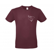 T-SHIRT (homme) - Ecurie Coeur de Sologne - Burgundy - #E190