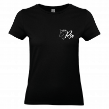 T-SHIRT (femme) - Les Sabots de Rio - Noir - #E190