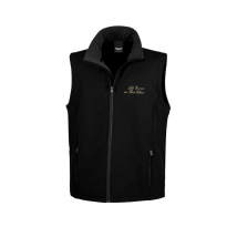 SOFTSHELL SANS MANCHE (femme) – Les écuries du Bois Villars- Noir - R232F