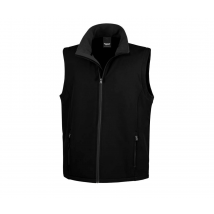 SOFTSHELL SANS MANCHE (femme) – La petite Barre - Noir - R232F