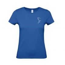 T-SHIRT (femme) - Ferme de la Dame Blanche [Centre équestre] - Bleu Roi - #E190
