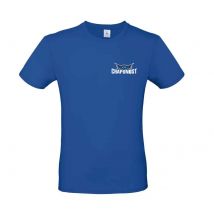 T-SHIRT (homme) - Ferme de la Dame Blanche [Chaponost Horseball] - Bleu Roi - #E190