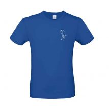 T-SHIRT (homme) - Ferme de la Dame Blanche [Centre équestre] - Bleu Roi - #E190