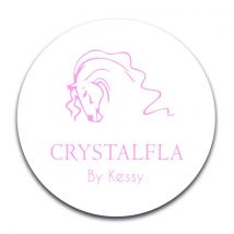 STICKER ROND - Crystalfla