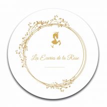STICKER ROND - Les écuries de la Rose