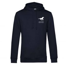 SWEAT A CAPUCHE (homme) - Les écuries de Bois d'Arcy - Navy - BCU33B