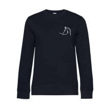 SWEAT SANS CAPUCHE (femme) - Ecurie du Moulin de Coton - Navy - BCW01Q