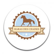 STICKER ROND - Haras des Chaises