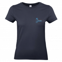 T-SHIRT (femme) - Varennes Équitation - Bleu marine - E190