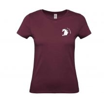 T-SHIRT (femme) - La Cassiopée - Bordeaux - E190