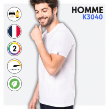 T-shirt [Bio - Fabriqué en France] (homme) - K3040