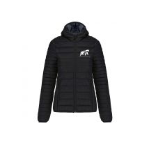 DOUDOUNE AVEC MANCHES ET CAPUCHE (femme) - M'R Sport Horses - Noir - K6111