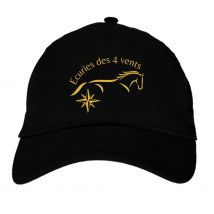 CASQUETTE - Les Écuries des 4 vents - Noir - BF015