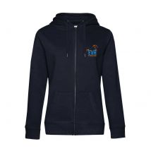 SWEAT ZIPPÉ (femme) - LES ECURIES DE LA VALLEE HEUREUSE / EVH FORMATION - Navy - BCW03Q