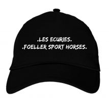 CASQUETTE - Foeller Sport Horses - Noir - BF015