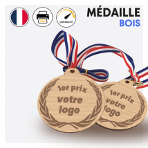 Médaille en bois