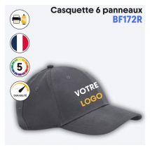 Casquette 6 panneaux - BF172R