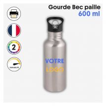 Gourde bec paille - 600ml