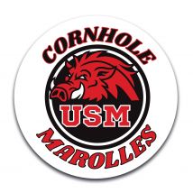 STICKER ROND - SECTION USM CORNHOLE MAROLLES