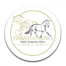 STICKER ROND - Haras des Roses