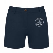 Bermuda chino premium (femme) - Académie Equi-libre - Navy - NS739