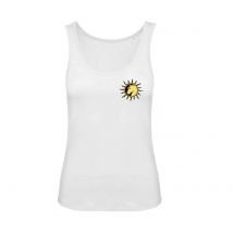 DEBARDEUR (femme) - Cheval et Soleil - Blanc - BC073