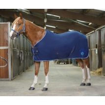 Chemise polaire Riding World (avec attaches) - Ecurie des Gâtines - Marine/Bleu Ciel - 400637
