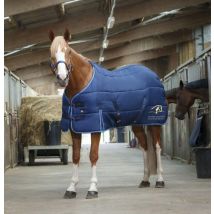 Couverture d'écurie RIDING WORLD - Centre Equestre d'Azay le Rideau - Bleu Marine/Bleu Ciel - 400505