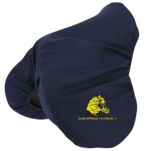 Housse de selle en coton Ridding World - Club Hippique A Cheval - Navy - 205100