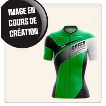 Cyclisme - Maillot coupe ajustée - bandes côtés (femme)