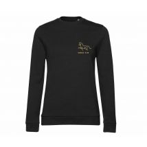 SWEAT COL ROND (femme) - Elevage du Marais d'or - Noir - BCW01Q