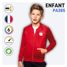 Veste de survêtement zippée (enfant) - PA385