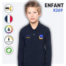 POLO MANCHE LONGUE BASIC+ (ENFANT) - K269
