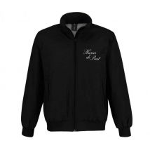 BLOUSON BOMBER (HOMME) - HARAS DE PRAT - Noir - BC330