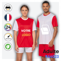 MAILLOT MANCHES COURTES BICOLORE (Adulte) - PA4023