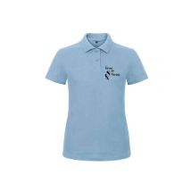 POLO (femme) - Ferme de Parisou - Bleu Ciel - BCI1F