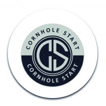 STICKER ROND - SAS CORNHOLE START