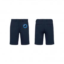Bermuda chino premium (homme) - M POKER CLUB RIORGES - Navy - NS738