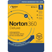 Norton 360 Deluxe, Backup na Nuvem de 50 GB - 5 Dispositivos 1 Ano Descarrega