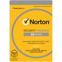 Symantec Norton Security Premium 3.0, 10 dispositivos 1 Ano