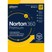 Norton 360 Premium, 75 GB cloud backup, 10 devices 1 year NO SUBSCRIPTION