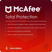 McAfee Total Protection 2024 1 Dispositivo 1 Ano