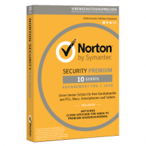 Symantec Norton Security Premium 3.0, 10 dispositivos 3 Anos
