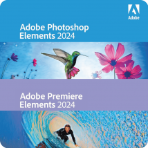 Adobe Photoshop Elements 2024 + Premiere Elements 2024 Win/MAC EDU