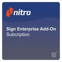 Nitro Sign Enterprise Add-On Subscription ML ESD 1 Ano 1 - 10 Utilizador(es)