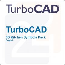 TurboCAD 3D Kitchen Symbols Pack, English