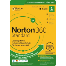 Norton 360 Standard, 10 GB de backup em nuvem, 1 dispositivo 1 ano