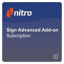 Nitro Sign Advanced Add-on Subscription ML ESD 1 Ano 1 - 10 Utilizador(es)